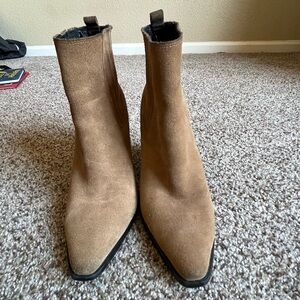 Kendall & Kylie Camel Ankle Booties